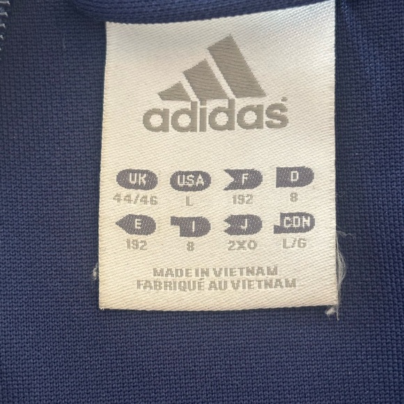 Adidas ClimaCool Blue Full Zip Track Jacket Men’s Large - Picture 5 of 5